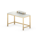 ND-DES3 Nadstawka na biurko w wielu rozmiarach na drewnianych nóżkach,. Kolory i drewnopodobne dekory do wyboru