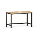 B-DES3 biurko skandynawskie/japandi na drewnianych nogach. Do wyboru wiele kolorów, drewnopodobnych dekorów, sklejka i fornir